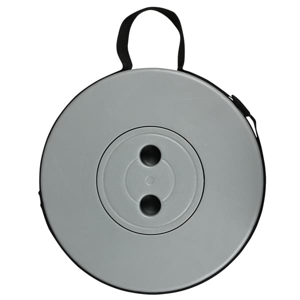 Hopfällbar pall ABS grå