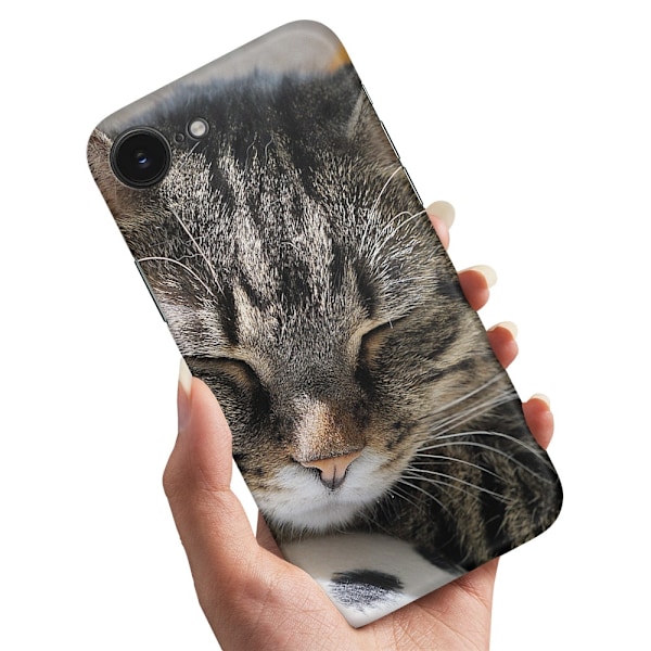 Deksel / Mobildeksel til iPhone 16e / 17e - Sovende Katt