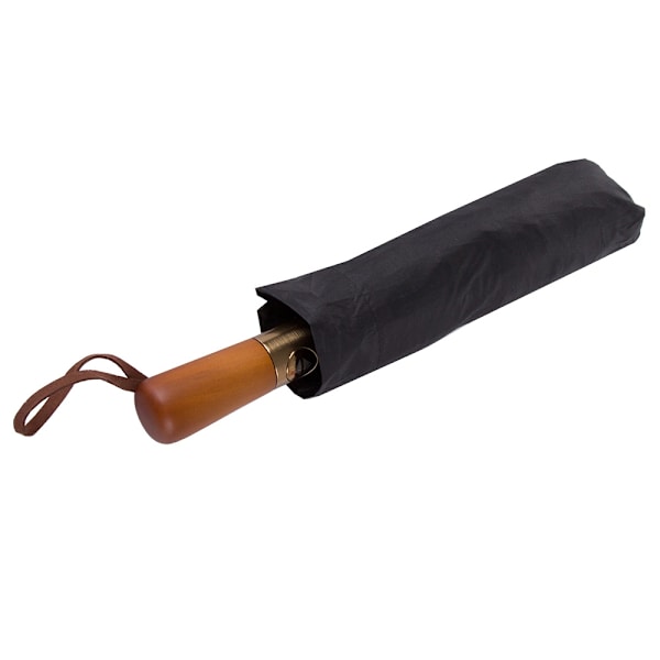 Paraply fällbart paraply automatisk svart unisex elegant stor anständig