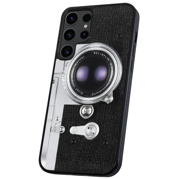 Samsung Galaxy S24 Ultra - Cover/Mobilcover Retro Kamera