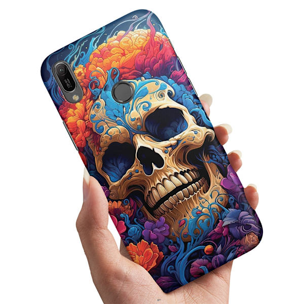 Deksel / Mobildeksel til Samsung Galaxy A40 - Skull