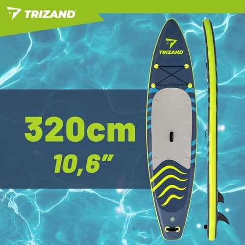 SUP-bräda med Accessoarer / Uppblåsbar Paddelbräda - 320 cm