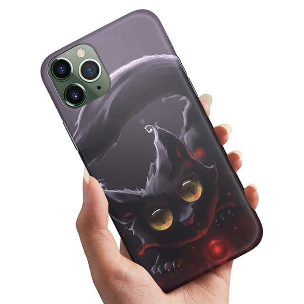 Cover / Mobilcover til iPhone 11 - Sort Kat