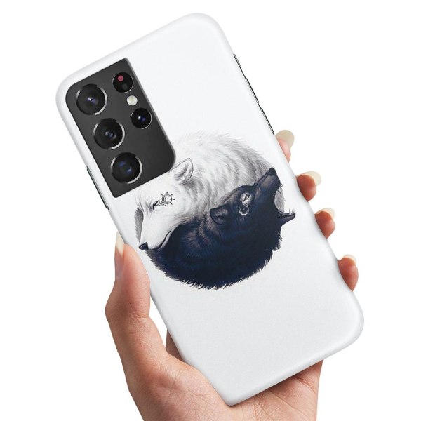 Samsung Galaxy S21 Ultra - Skal/Mobilskal Yin & Yang Vargar