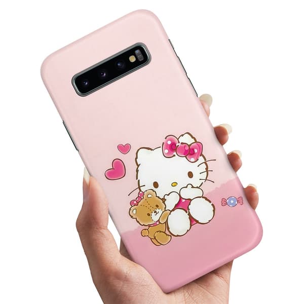 Deksel / Mobildeksel til Samsung Galaxy S10 Plus - Kitty