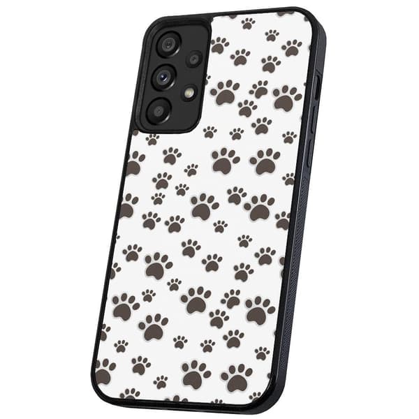 Samsung Galaxy A53 5G - Skal/Mobilskal Paw Pattern multifärg