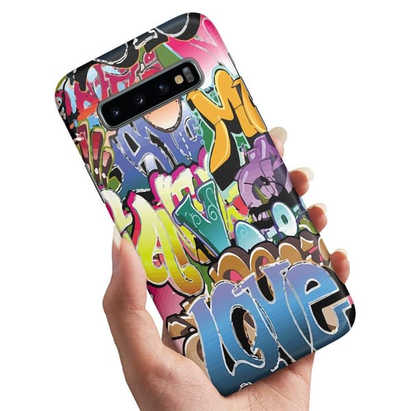 Deksel / Mobildeksel til Samsung Galaxy S10 - Graffiti