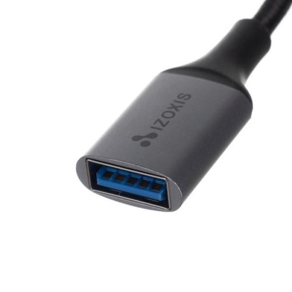 USB-C hann til USB 3.0 hunn - OTG Adapter Grey