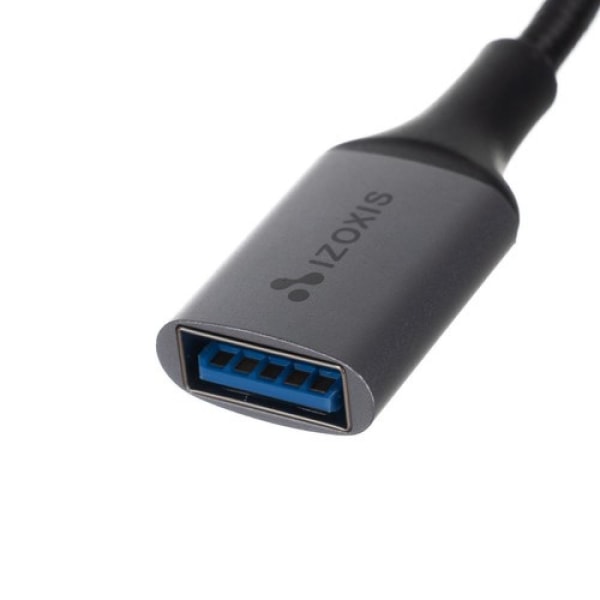 USB-C uros - USB 3.0 naaras - OTG-sovitin Grey