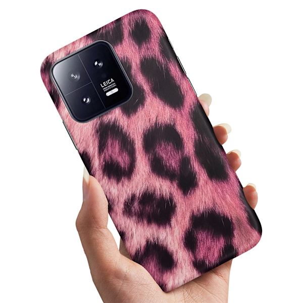 Deksel / Mobildeksel til Xiaomi 13 Pro - Pink Leopard