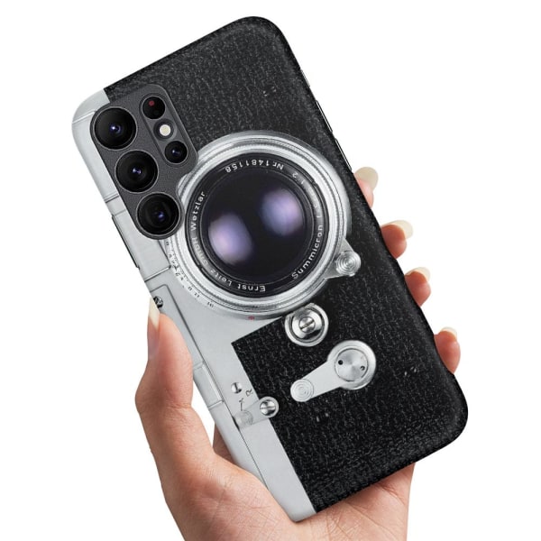 Samsung Galaxy S22 Ultra - Cover/Mobilcover Retro Kamera