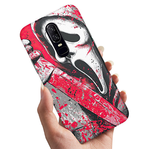 Deksel / Mobildeksel til OnePlus 8 - Scream Ghostface