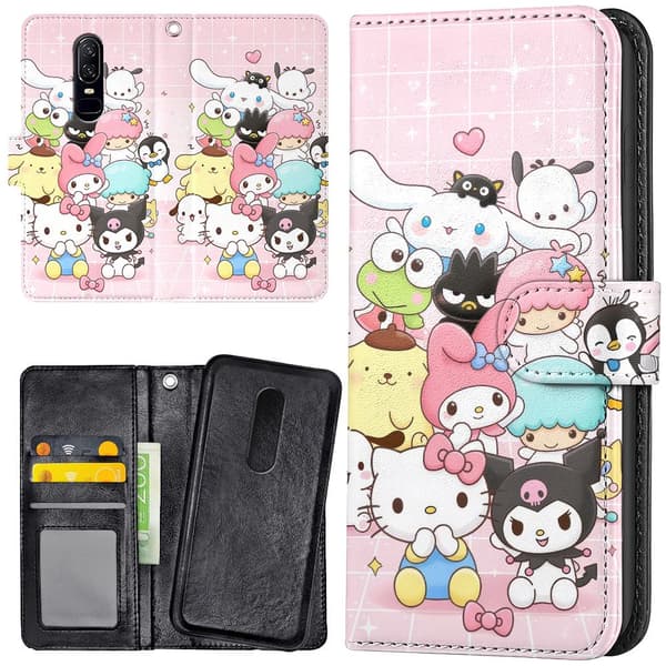 OnePlus 7 - Plånboksfodral/Skal Sanrio Kitty