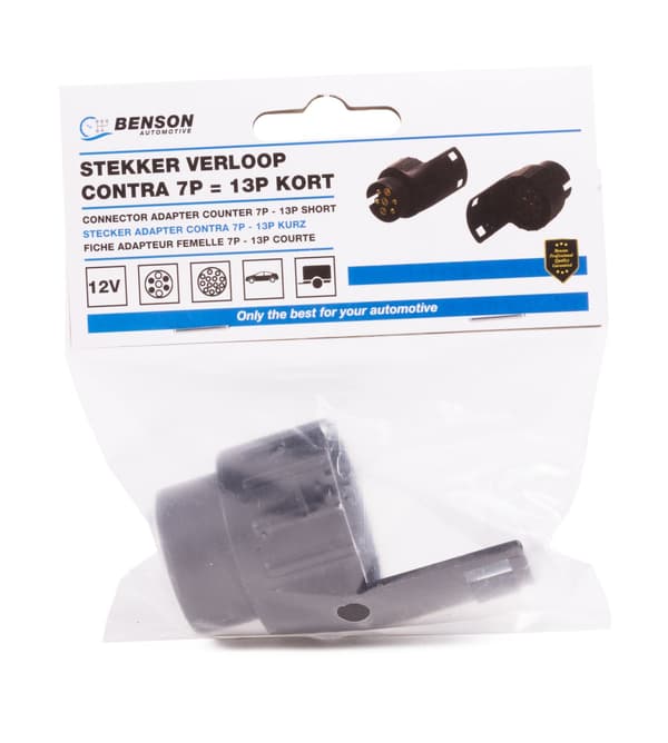 Adapter 7- till 13-polig kort