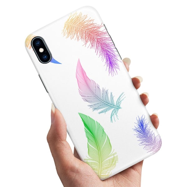 Deksel / Mobildeksel til iPhone XS Max - Fjær