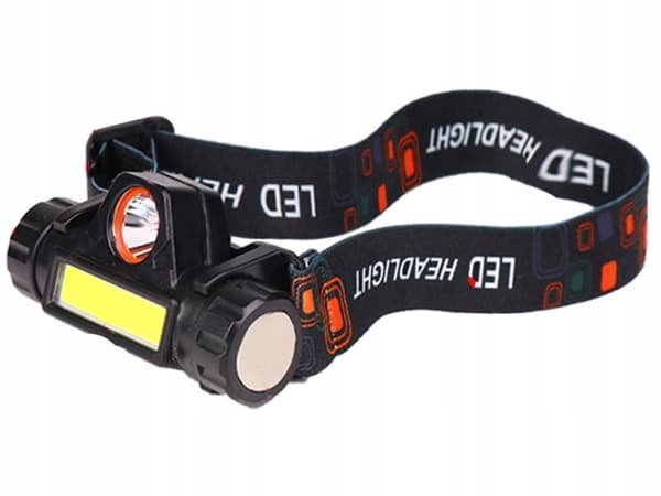 COB LED-hovedlampe / Pandelygte – Genopladelig