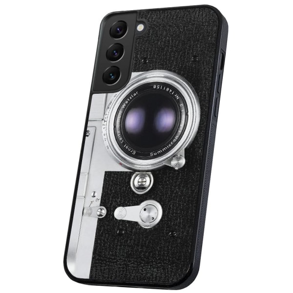 Samsung Galaxy S21 Plus - Cover/Mobilcover Retro Kamera