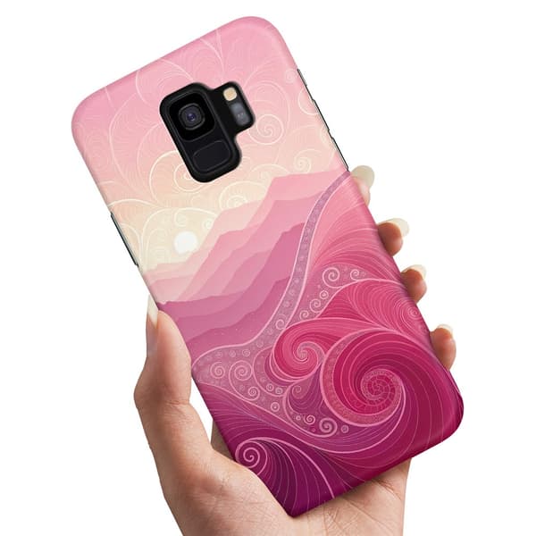 Deksel / Mobildeksel til Samsung Galaxy S9 Plus - Pink Hills