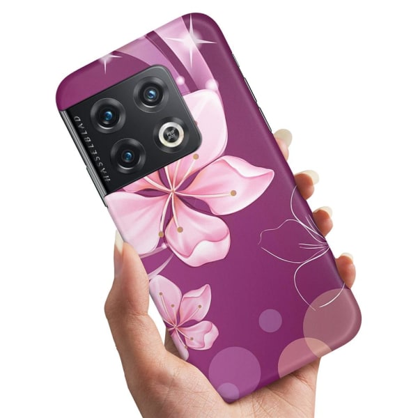 OnePlus 10 Pro - Deksel/Mobildeksel Hvit Blomst Multicolor