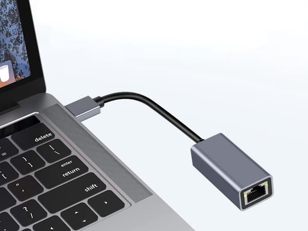 USB-Ethernetadapter - Nätverkskort RJ45 100 Mb