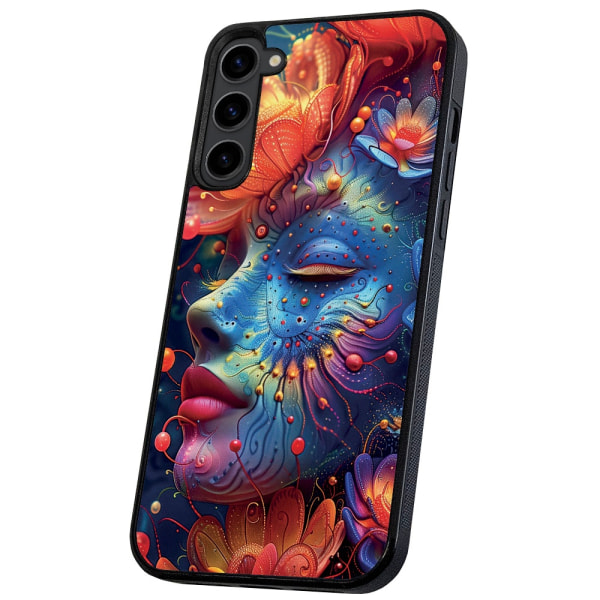 Samsung Galaxy S23 Plus - Deksel/Mobildeksel Psychedelic