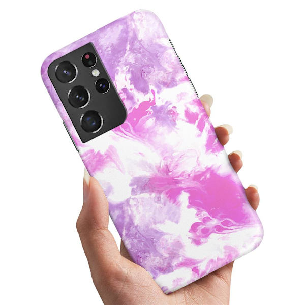 Samsung Galaxy S21 Ultra - Kuoret/Suojakuori Marmori Multicolor