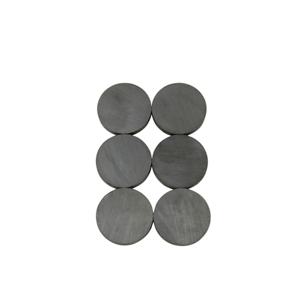 Magnet 25 mm 6 st rund