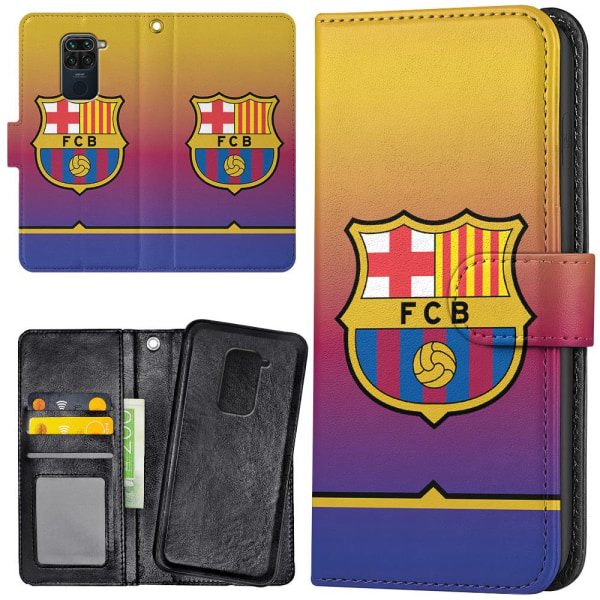 Xiaomi Redmi Note 9 - Lompakkokotelo/Kuoret FC Barcelona