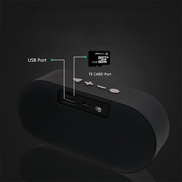 Bluetooth 5.0 Högtalare - Mini Trådlös Svart