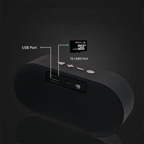 Bluetooth 5.0 Høyttaler - Mini Trådløs Black