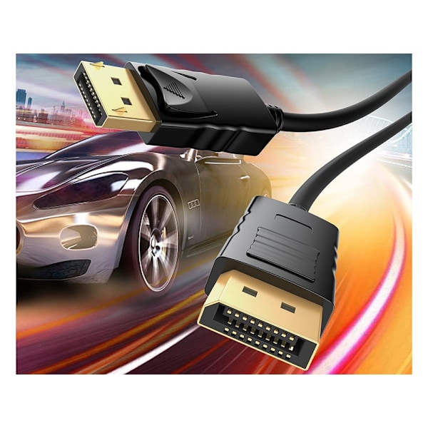 DisplayPort 1.4 kabel / DP kabel 2m – Opptil 8k