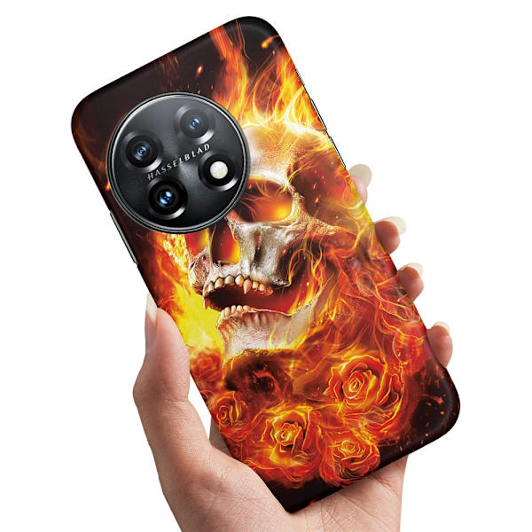 OnePlus 11 5G - Cover/Mobilcover Burning Skull