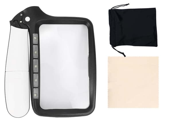 Förstoringsglas med LED-belysning - x3