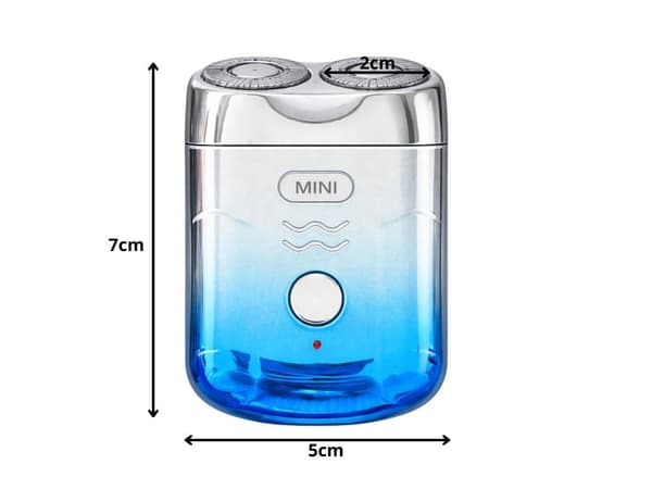 Mini rakapparat USB fickmodell skäggtrimmer