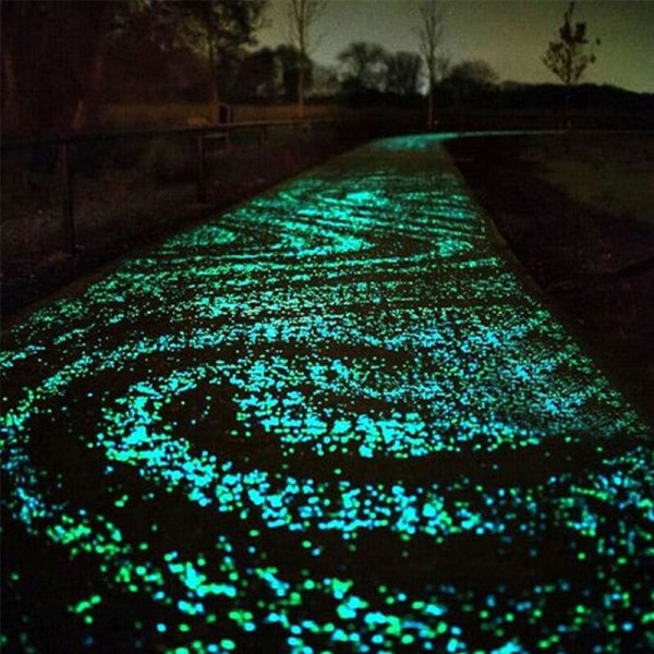 150 stk Selvlysende Sten - Glow in the Dark Dekoration Multicolor
