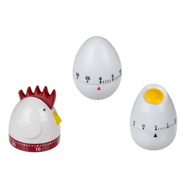 Eggeur / Timer / Kjøkkentimer - Egg – Klokke White