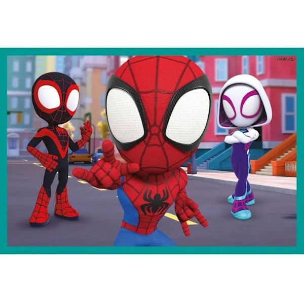 Parker Spiderman Mjuk Klossar - 6 Delar