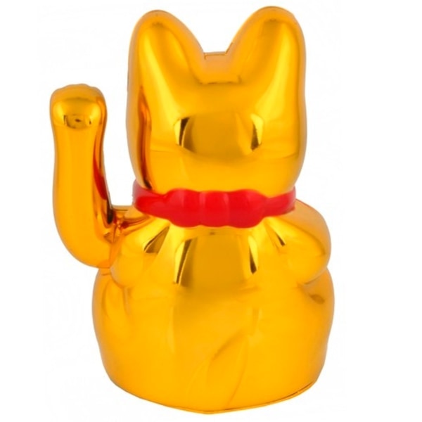 Maneki-neko - Vinkande Katt Gold