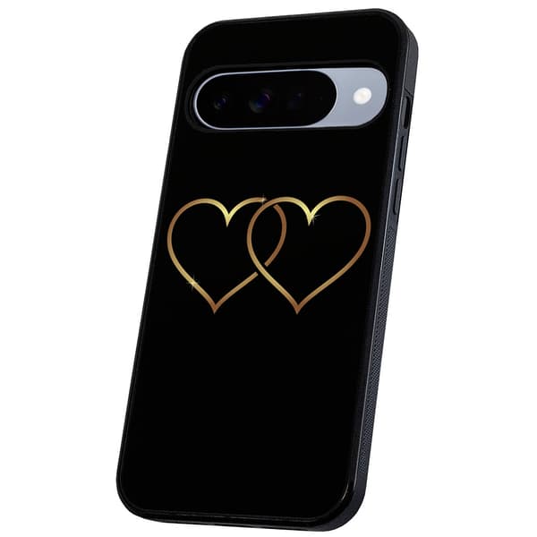 Google Pixel 10/10 Pro - Skal/Mobilskal Double Hearts