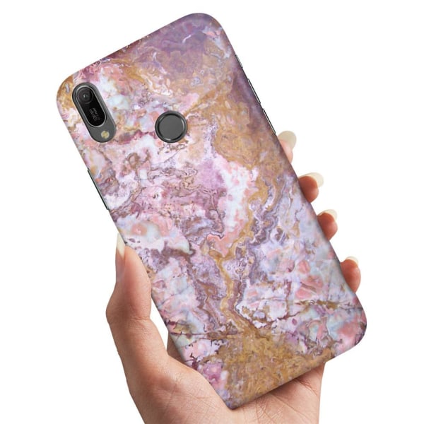 Samsung Galaxy A20e - Cover/Mobilcover Marmor Multicolor