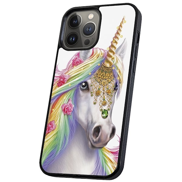 iPhone 16 Pro Max - Cover/Mobilcover Unicorn/Enhjørning