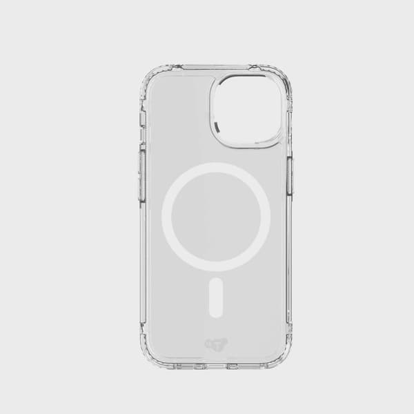 Tech21 Evo Clear MagSafe iPhone 17e/16e/15/14/13 Transparent