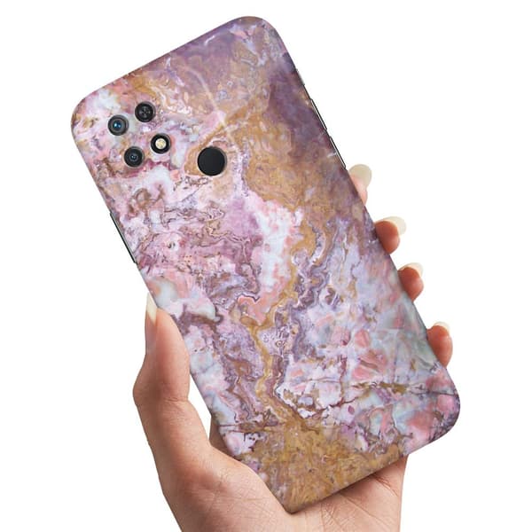 Deksel / Mobildeksel til Xiaomi Redmi 10C - Marmor