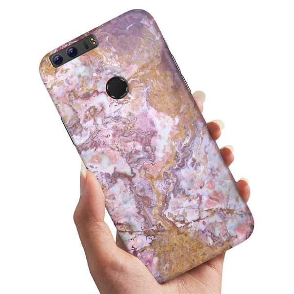 Skal / Mobilskal till Huawei Honor 8 - Marmor multifärg