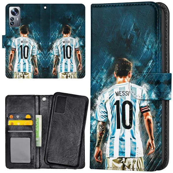 Xiaomi 12 Pro - Lommebok Deksel Messi