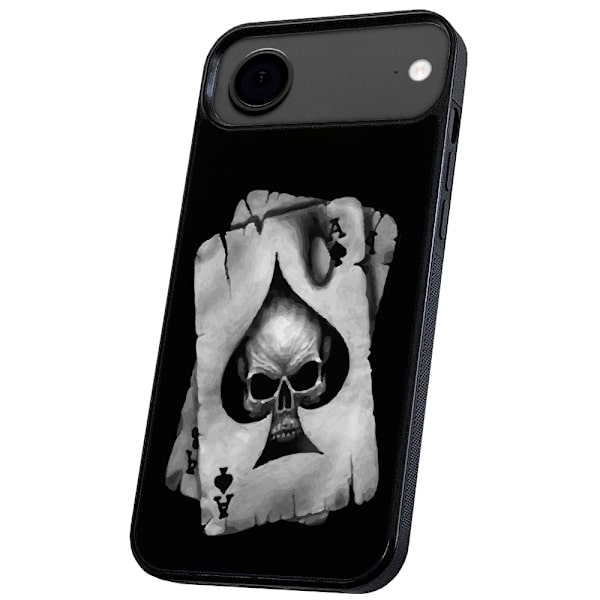 iPhone 17 Air - Deksel/Mobildeksel Dødningehode Kortstokk