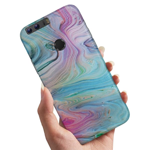 Deksel / Mobildeksel til Huawei Honor 8 - Maling Mønster