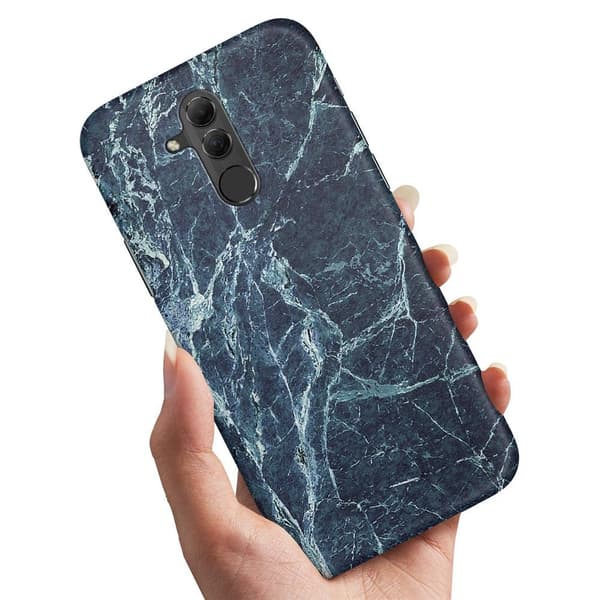 Cover / Mobilcover til Huawei Mate 20 Lite - Marmor Multicolor