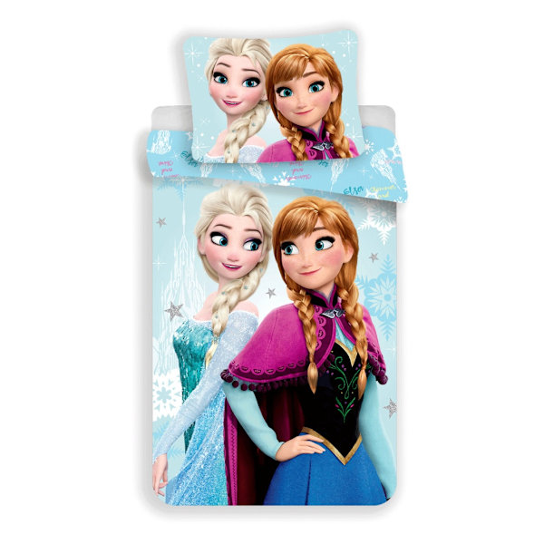 Disney Frost Ljusblå sängkläder set 140×200 cm, 70×90 cm