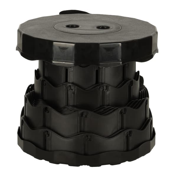 Hopfällbar Pall - Portabel Black